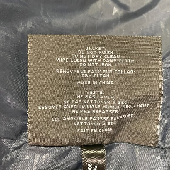 MARC NEW YORK/ANDREW MARC Faux/Vegan Leather Moto Jacket, Deep Burgundy - L - Picture 15 of 15